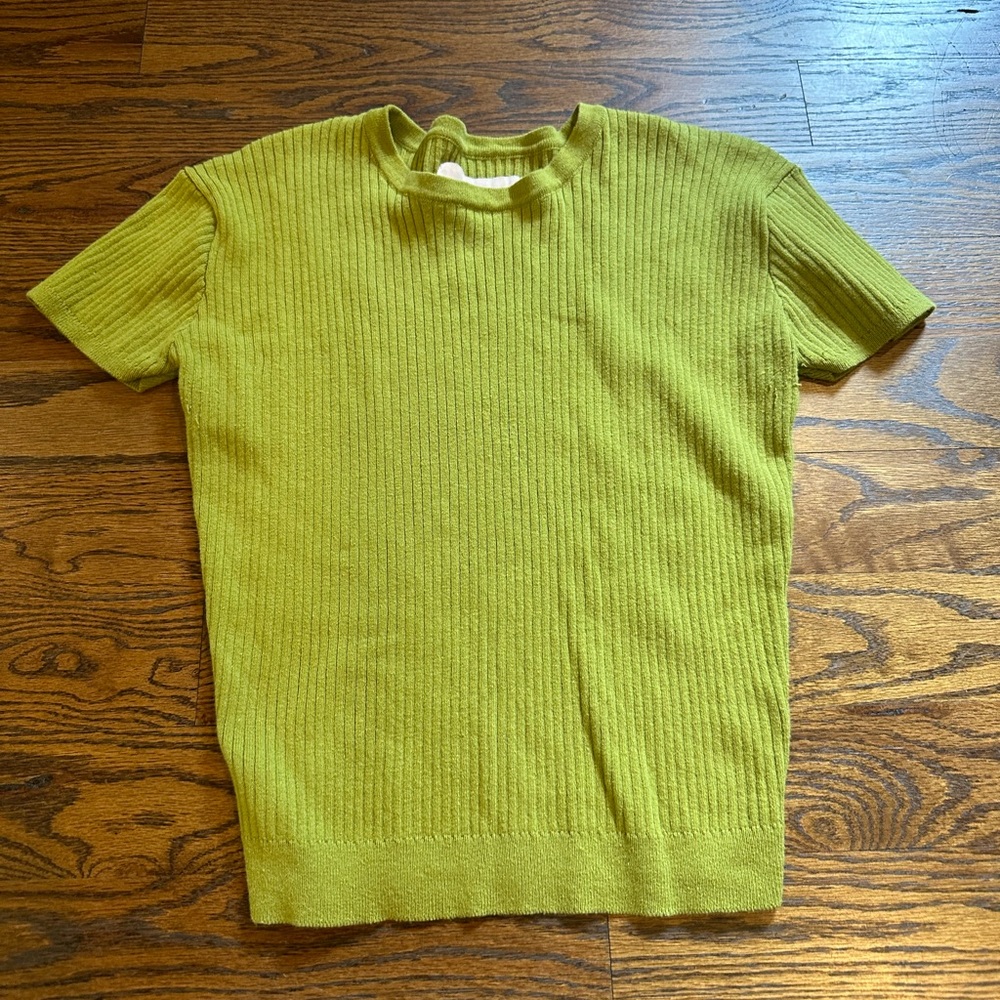 Darcy Ribbed Knit Tee - Picture 3 of 5